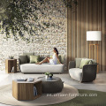 Combinación de sofá al aire libre de protección solar al aire libre al aire libre